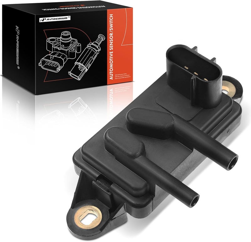 A-Premium حساس ضغط التغذية المرتدة (DPFE) متوافق مع فورد برونكو إيسكايب إكسبيديشن F-150 F-250 سوبر ديوتي فوكاس موستانج لينكولن نافيجيتور تاون كار مازدا ميركوري - Image 1